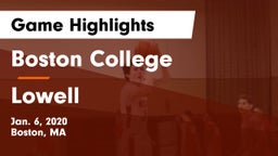 Boston College  vs Lowell  Game Highlights - Jan. 6, 2020