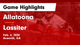 Allatoona  vs Lassiter  Game Highlights - Feb. 6, 2020