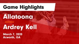 Allatoona  vs Ardrey Kell  Game Highlights - March 7, 2020
