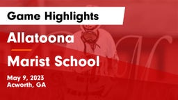 Allatoona  vs Marist School Game Highlights - May 9, 2023