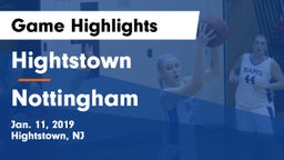 Hightstown  vs Nottingham Game Highlights - Jan. 11, 2019