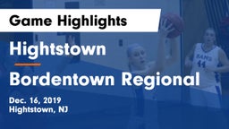Hightstown  vs Bordentown Regional  Game Highlights - Dec. 16, 2019