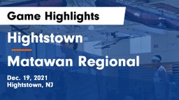 Hightstown  vs Matawan Regional  Game Highlights - Dec. 19, 2021