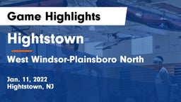 Hightstown  vs West Windsor-Plainsboro North  Game Highlights - Jan. 11, 2022