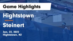 Hightstown  vs Steinert  Game Highlights - Jan. 22, 2022
