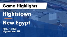 Hightstown  vs New Egypt  Game Highlights - Feb. 7, 2022
