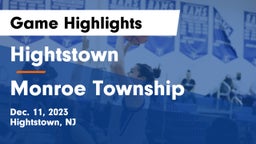 Hightstown  vs Monroe Township  Game Highlights - Dec. 11, 2023