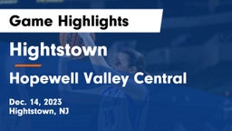 Hightstown  vs Hopewell Valley Central  Game Highlights - Dec. 14, 2023