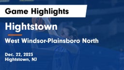 Hightstown  vs West Windsor-Plainsboro North  Game Highlights - Dec. 22, 2023