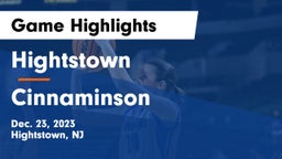 Hightstown  vs Cinnaminson  Game Highlights - Dec. 23, 2023