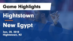 Hightstown  vs New Egypt  Game Highlights - Jan. 20, 2018