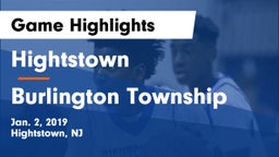 Hightstown  vs Burlington Township  Game Highlights - Jan. 2, 2019