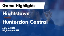 Hightstown  vs Hunterdon Central  Game Highlights - Jan. 5, 2019