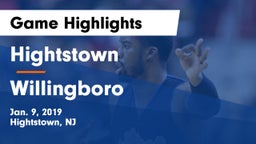 Hightstown  vs Willingboro Game Highlights - Jan. 9, 2019