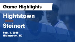 Hightstown  vs Steinert  Game Highlights - Feb. 1, 2019