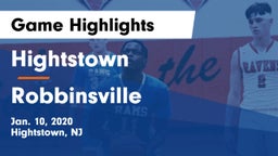 Hightstown  vs Robbinsville  Game Highlights - Jan. 10, 2020