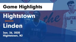 Hightstown  vs Linden  Game Highlights - Jan. 26, 2020