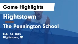Hightstown  vs The Pennington School Game Highlights - Feb. 14, 2023