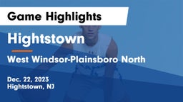 Hightstown  vs West Windsor-Plainsboro North  Game Highlights - Dec. 22, 2023