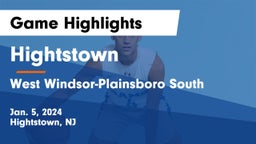 Hightstown  vs West Windsor-Plainsboro South  Game Highlights - Jan. 5, 2024