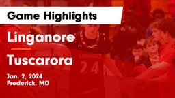 Linganore  vs Tuscarora  Game Highlights - Jan. 2, 2024