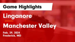 Linganore  vs Manchester Valley  Game Highlights - Feb. 29, 2024