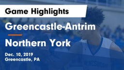 Greencastle-Antrim  vs Northern York  Game Highlights - Dec. 10, 2019