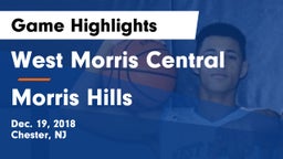 West Morris Central  vs Morris Hills  Game Highlights - Dec. 19, 2018