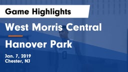 West Morris Central  vs Hanover Park  Game Highlights - Jan. 7, 2019