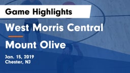 West Morris Central  vs Mount Olive  Game Highlights - Jan. 15, 2019