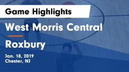 West Morris Central  vs Roxbury  Game Highlights - Jan. 18, 2019