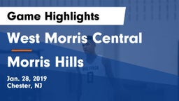 West Morris Central  vs Morris Hills  Game Highlights - Jan. 28, 2019