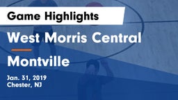 West Morris Central  vs Montville  Game Highlights - Jan. 31, 2019