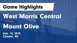 West Morris Central  vs Mount Olive  Game Highlights - Feb. 13, 2019