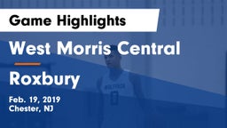 West Morris Central  vs Roxbury  Game Highlights - Feb. 19, 2019