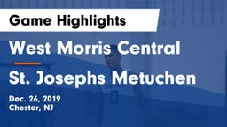 West Morris Central  vs St. Josephs Metuchen Game Highlights - Dec. 26, 2019