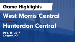 West Morris Central  vs Hunterdon Central  Game Highlights - Dec. 29, 2019