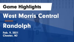 West Morris Central  vs Randolph  Game Highlights - Feb. 9, 2021