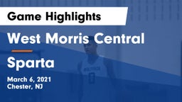 West Morris Central  vs Sparta  Game Highlights - March 6, 2021