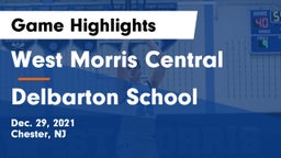 West Morris Central  vs Delbarton School Game Highlights - Dec. 29, 2021