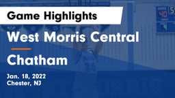 West Morris Central  vs Chatham  Game Highlights - Jan. 18, 2022