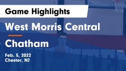 West Morris Central  vs Chatham  Game Highlights - Feb. 5, 2022
