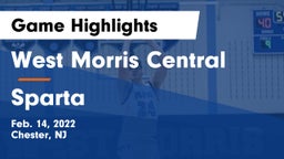 West Morris Central  vs Sparta  Game Highlights - Feb. 14, 2022
