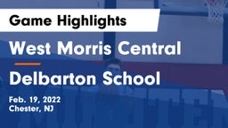 West Morris Central  vs Delbarton School Game Highlights - Feb. 19, 2022