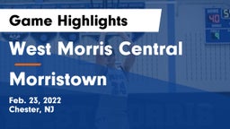 West Morris Central  vs Morristown  Game Highlights - Feb. 23, 2022