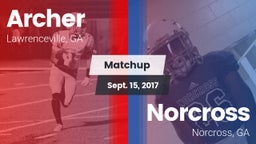 Matchup: Archer  vs. Norcross  2017