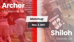 Matchup: Archer  vs. Shiloh  2017