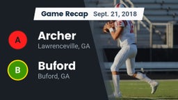 Recap: Archer  vs. Buford  2018