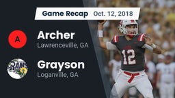 Recap: Archer  vs. Grayson  2018