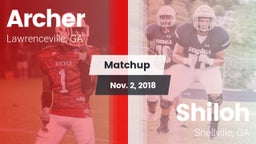 Matchup: Archer  vs. Shiloh  2018